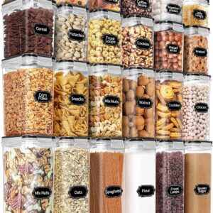 PRAKI Airtight Food Storage Containers Set with Lids - 24 PCS, BPA Free